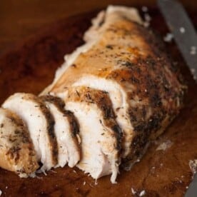 Making Slow Cooker Turkey Breast with one night's quick meal preparation can provide enough flavorful turkey for several busy weeknight dinners ahead.