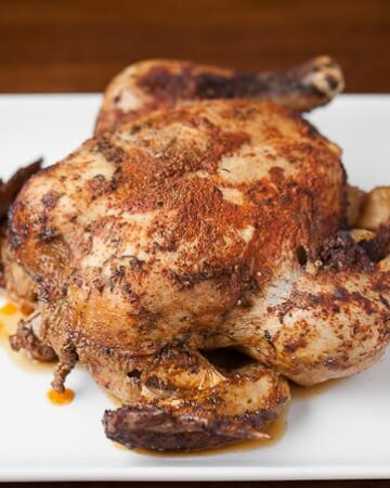 If you're looking for an easy weeknight dinner, make use of that crockpot and look no further than this delicious and simple Slow Cooker Whole Chicken.