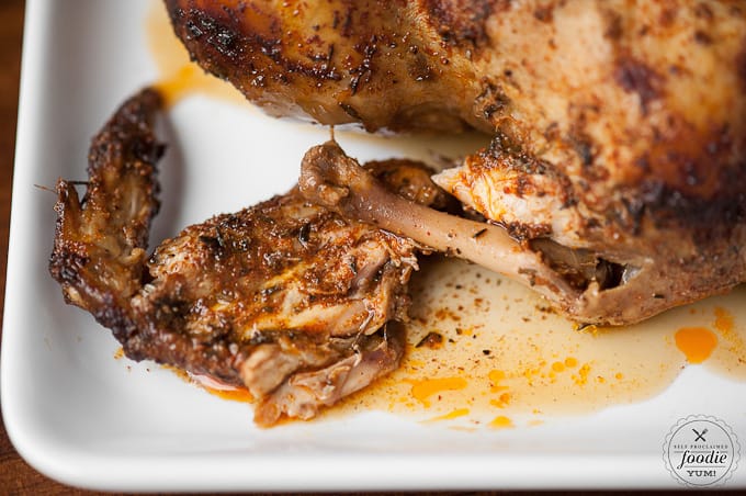 Fall off the bone chicken wing after cooking in crockpot
