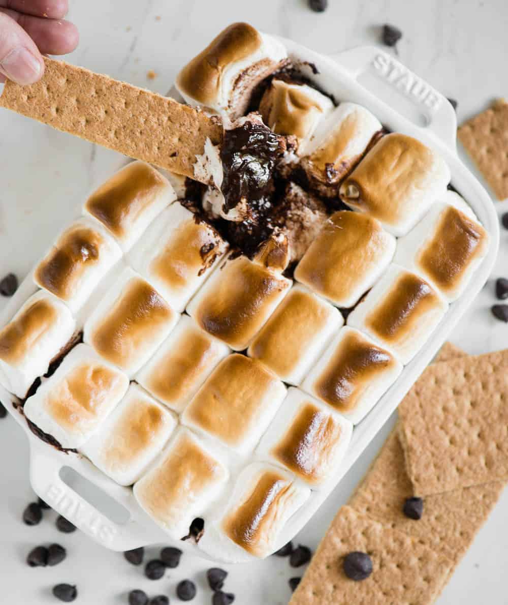 oven baked smores dip