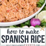 How to make Spanish rice.