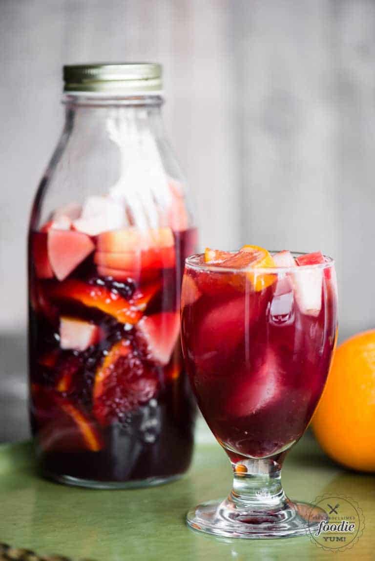 Sparkling Red Sangria Recipe and Video Self Proclaimed Foodie