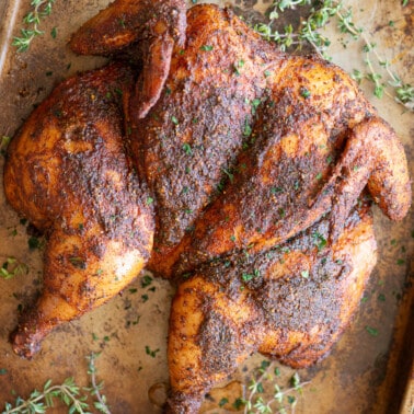 spatchcock smoked chicken
