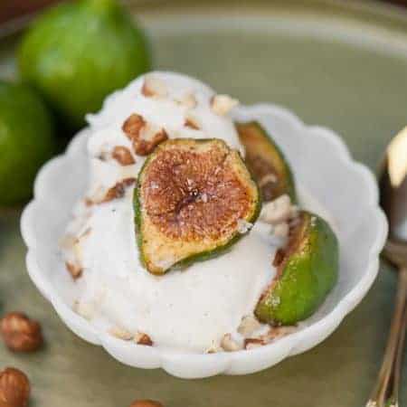 If you're looking for an easy yet sophisticated dessert, Spiced Roasted Figs with Hazelnuts and Vanilla Ice Cream are simply elegant as well as super tasty!