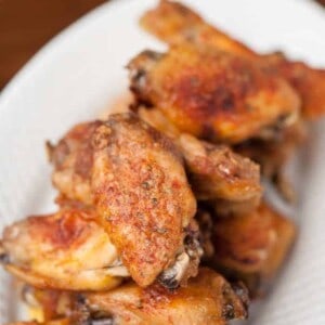 Everyone knows fall off the bone wings are one of the best finger licking game day snacks, and these Spicy Ranch Chicken Wings are fantastic.