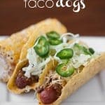 Take your hot dog and your taco to a whole new level with these Spicy Taco Dogs. You won't believe how delicious this outdoor grilling dinner mashup is!
