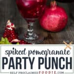 pomegranate vodka punch recipe