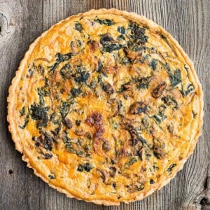 Step by step instructions on how to make quiche