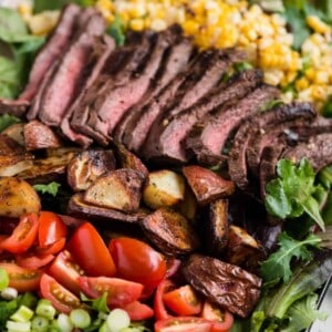 grilled marinated steak salad