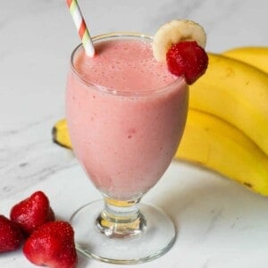 strawberry banana smoothie.