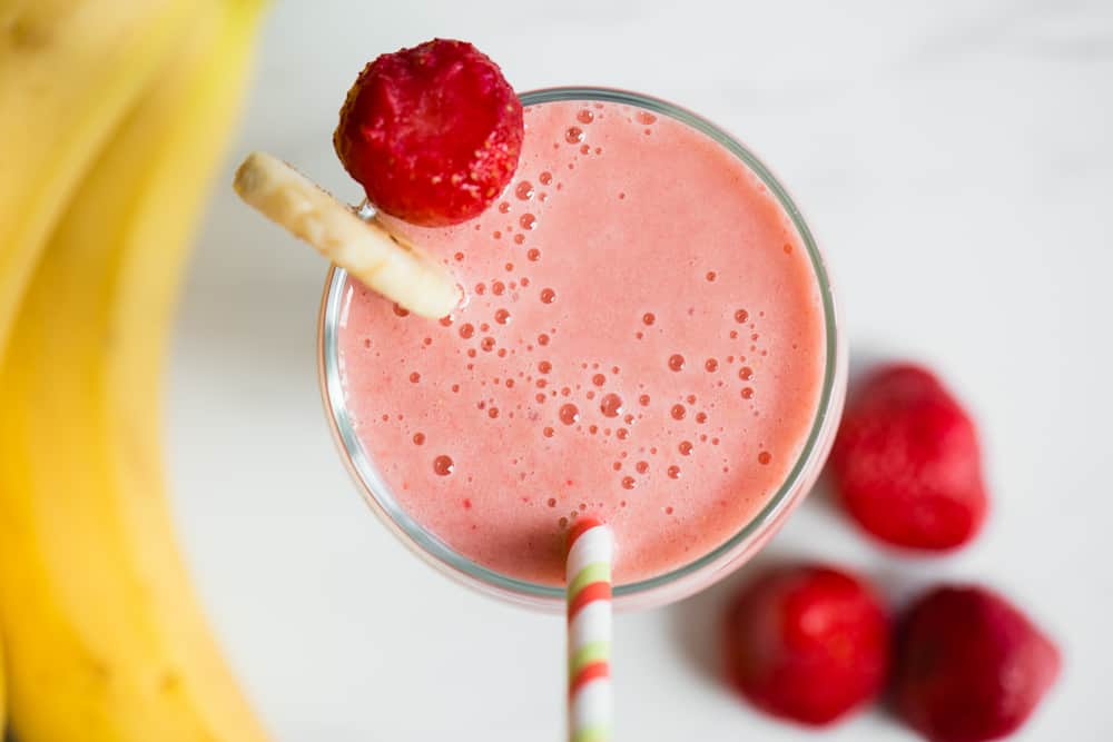 dairy free Strawberry Banana Smoothie recipe