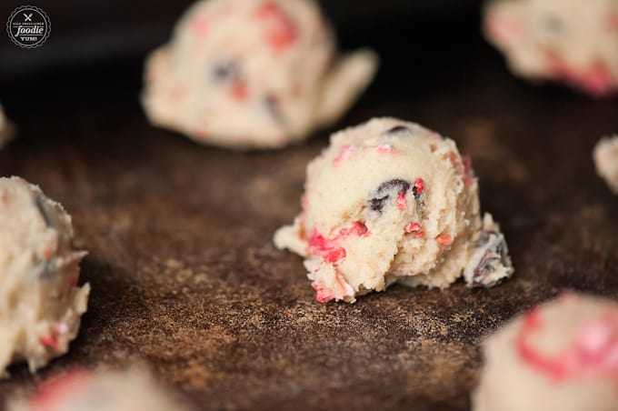 Strawberry Chocolate Chip Cookie dough