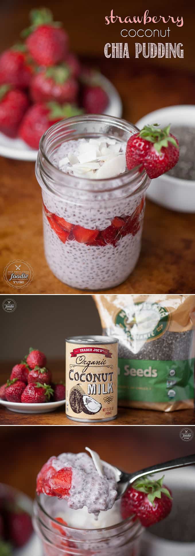 Strawberry Coconut Chia Pudding is an easy, tasty, healthy, paleo, nutrient packed snack that not only tastes great and fills you up, but its good for you!
