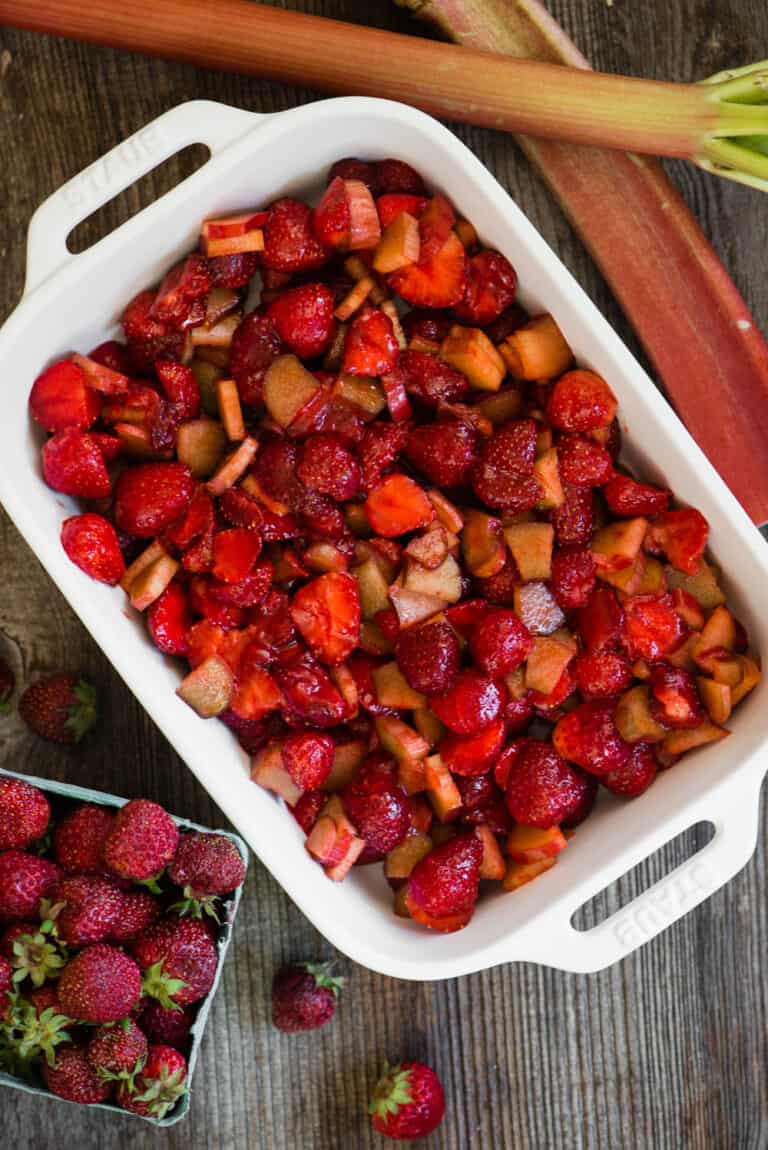 Strawberry Rhubarb Cobbler Self Proclaimed Foodie