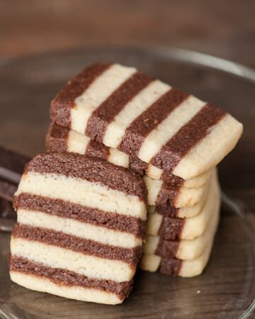 Looking for a cookie that will really impress? Everyone will love these Striped Chocolate Cookies made with a touch of peppermint, perfect for the holidays!