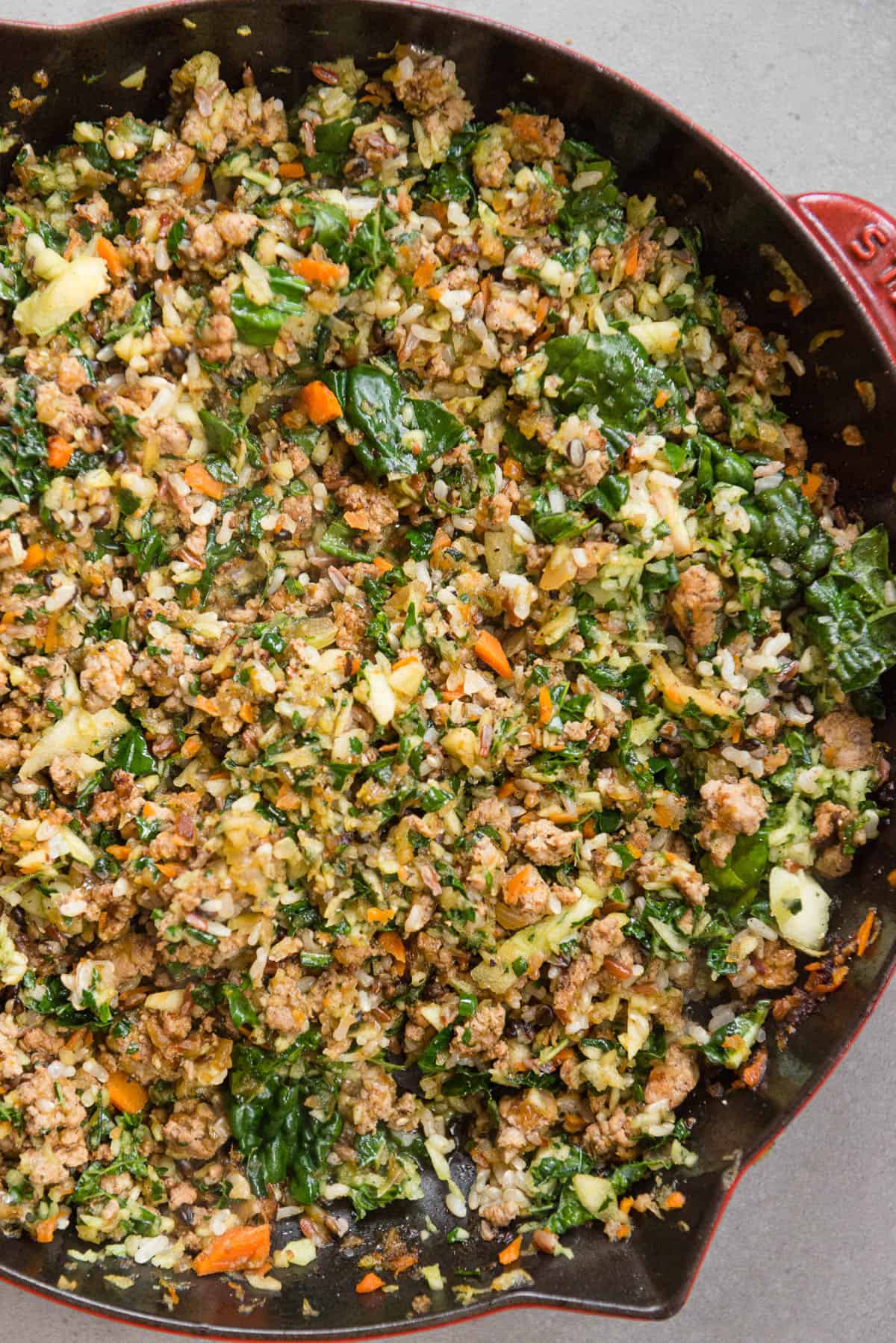 sausage and rice filling for stuffed squash recipe