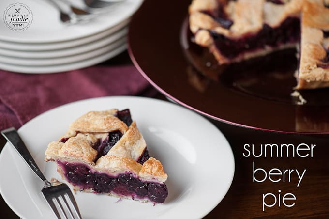 Summer Berry Pie  Self Proclaimed Foodie