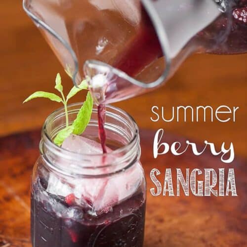 Summer Berry Sangria Recipe - Self Proclaimed Foodie