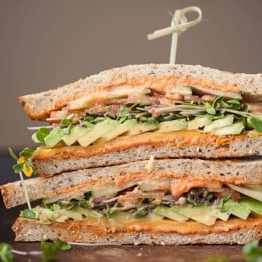 Can you think of a better way to enjoy summer than enjoying a lovely picnic outdoors while enjoying something like this Summer Veggie Sandwich?