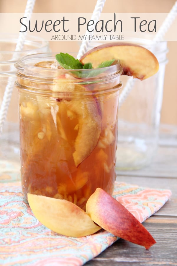 10 Kid Friendly Drink Recipes - Sweet Peach Tea.
