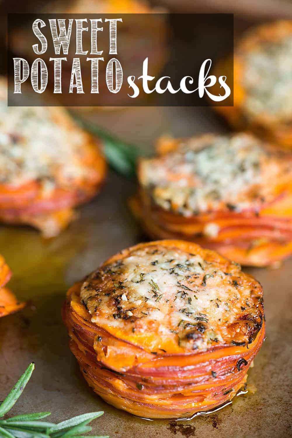 sweet potato stacks