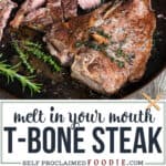 melt in your mouth t-bone steak