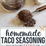 homemade Taco Seasoning recipe