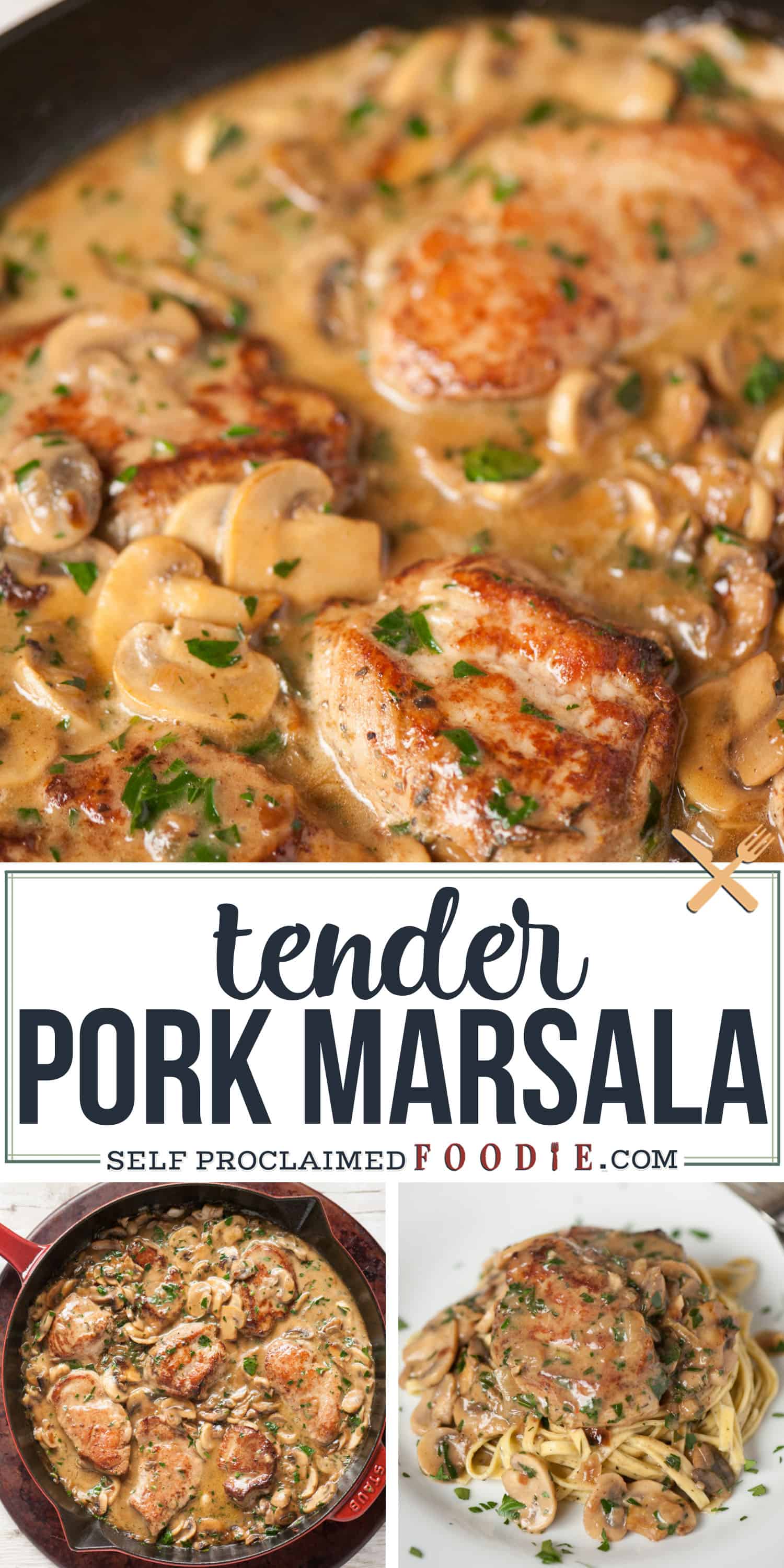 Tender Pork Marsala RECIPE + VIDEO Self Proclaimed Foodie