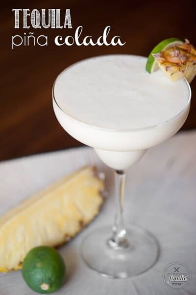 Tequila Pina Colada - Self Proclaimed Foodie