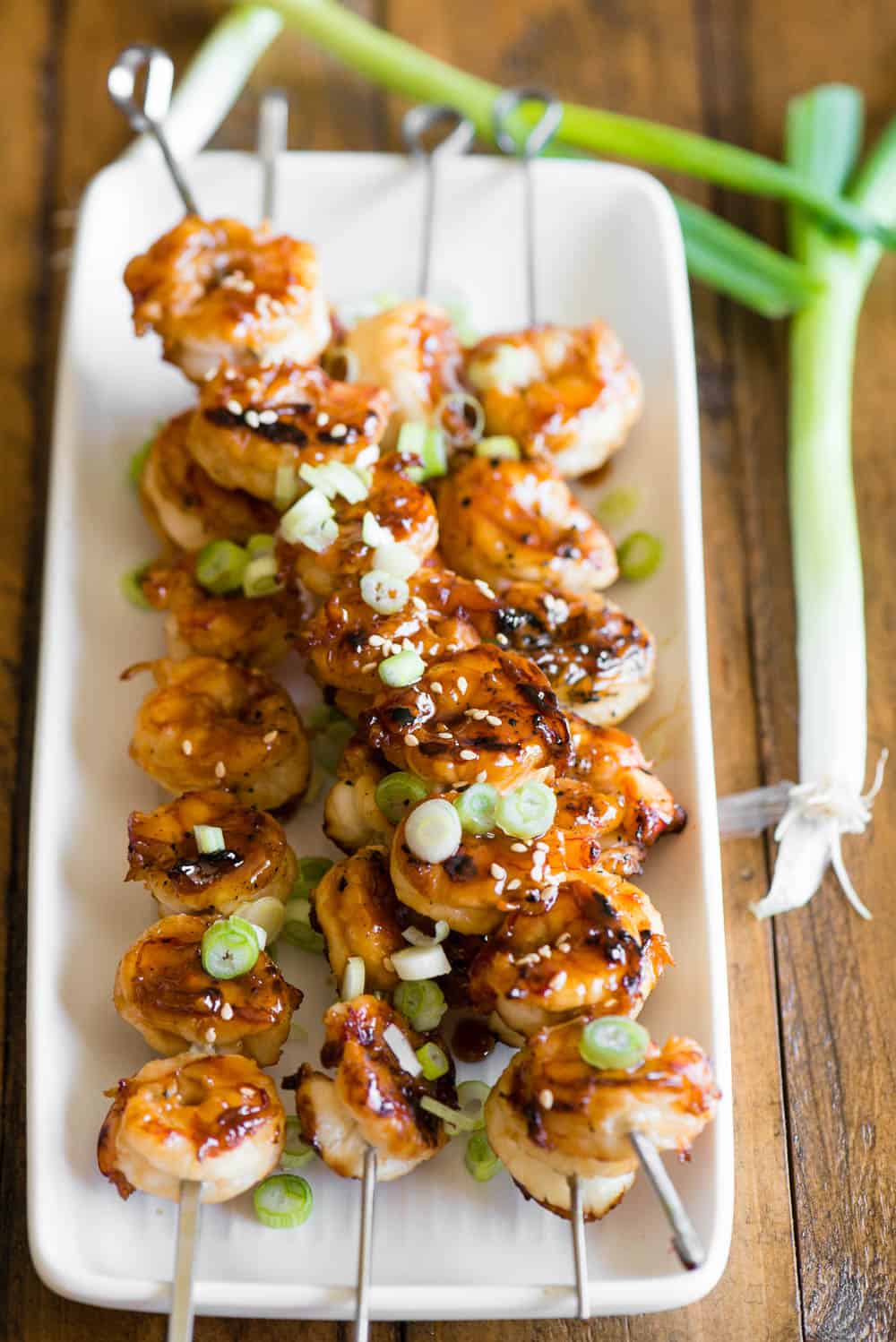 Teriyaki shrimp cheap skewers