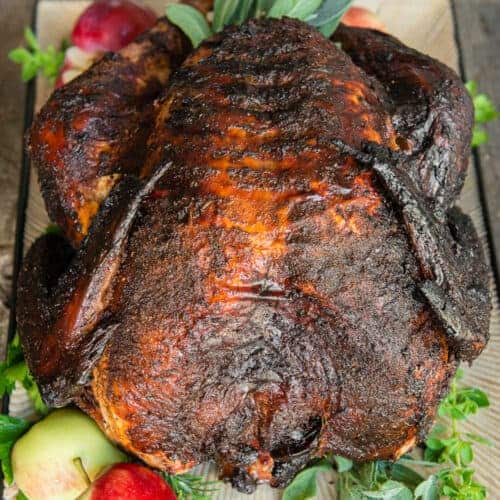Thanksgiving Turkey {Brine, Dry Rub, Grill} - Self Proclaimed Foodie