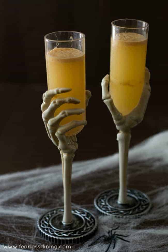 Pumpkin Caramel Hard Cider Cocktail