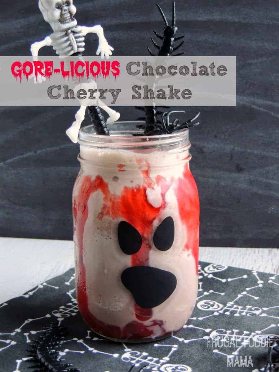 Halloween drinks for kids: Gore-licious Chocolate Cherry Shake has just two simple ingredients