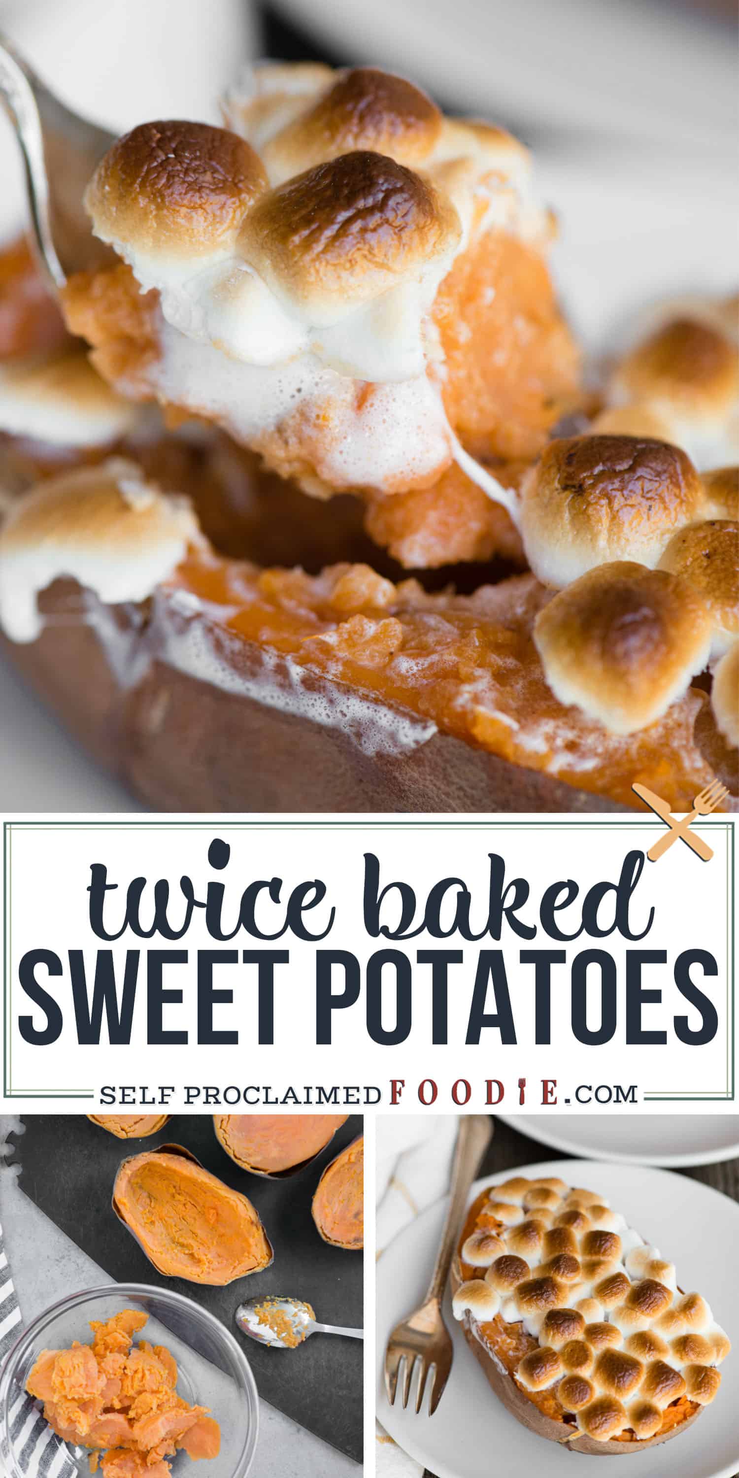 Twice Baked Sweet Potatoes - Self Proclaimed Foodie