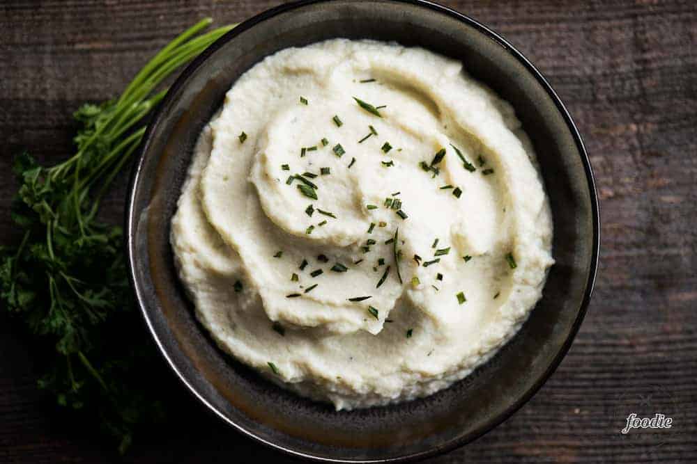 Mashed Cauliflower recipe. Low carb.