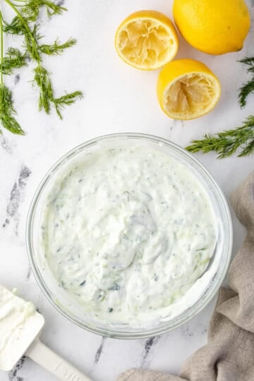 The BEST Tzatziki Sauce Sauce Recipe - Self Proclaimed Foodie