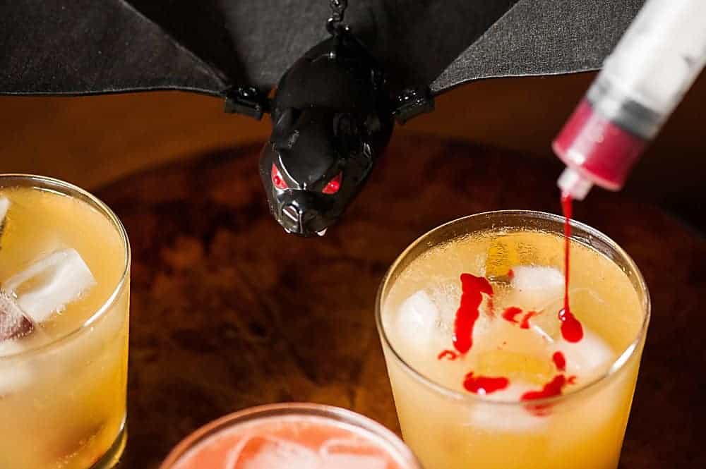 spooky vampire cocktail