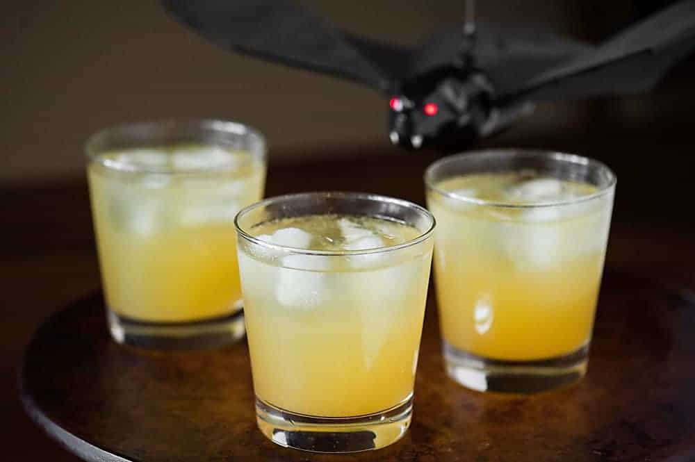 Halloween vampire cocktail without the puree