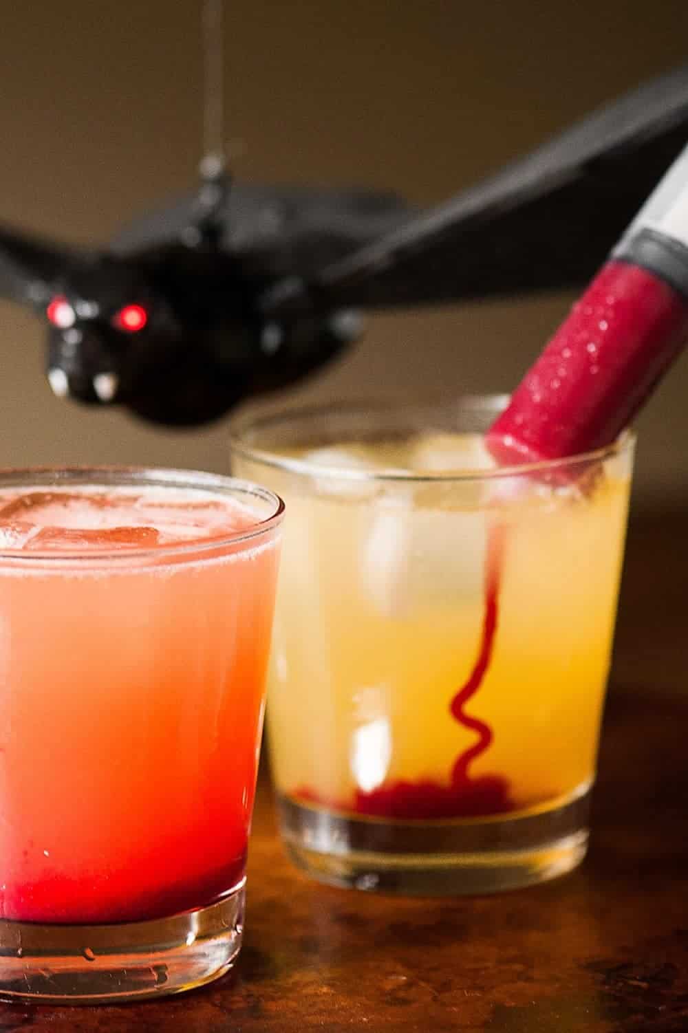 Halloween vampire cocktail