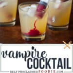 how to make a halloween vampire cocktail