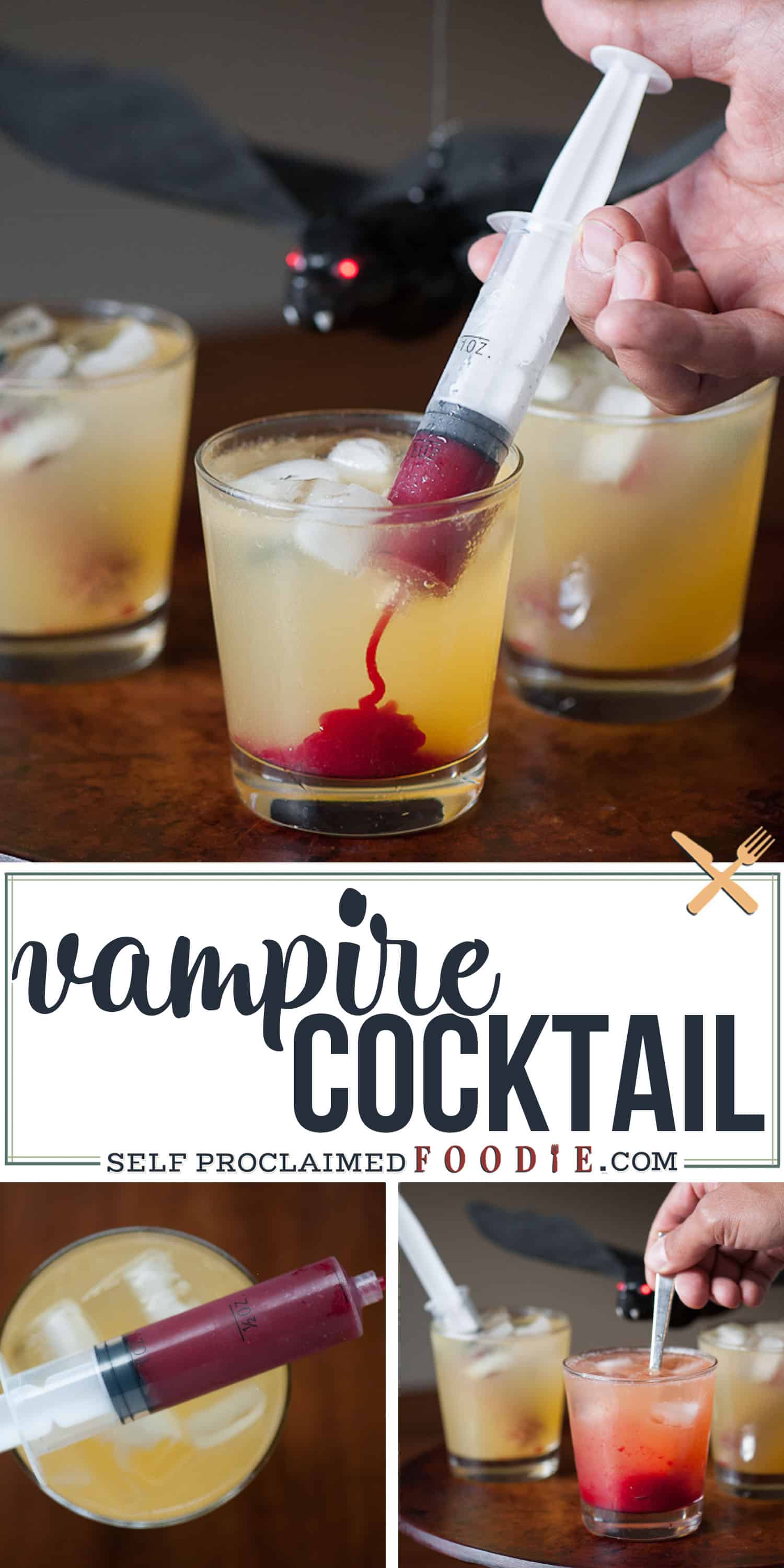 Halloween Vampire Cocktail - Self Proclaimed Foodie