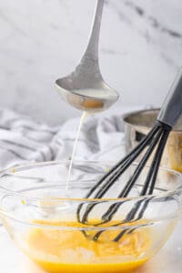 tempering egg yolks for pudding recipe