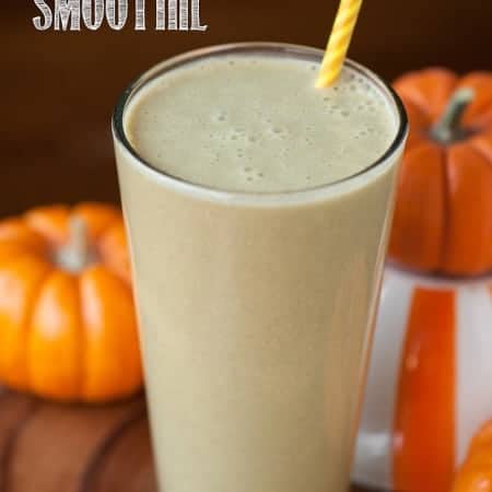 Take on your day knowing you've taken care of yourself already with this healthy and satisfying fall inspired Vegan Pumpkin Oat Protein Smoothie.