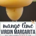 how to make a Virgin Mango Lime Margarita