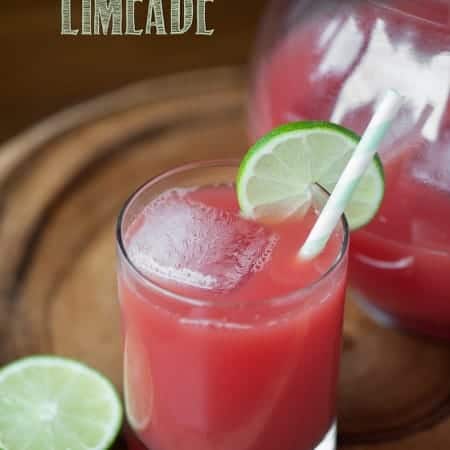 Watermelon Limeade is a refreshing and tasty summer drink made from fresh watermelon and limes, perfect for all ages on a hot summer day.