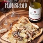 Discover the art of entertaining by pairing a bold Estancia Pinot Noir with a delicious Wild Mushroom Rosemary Potato Flatbread appetizer.