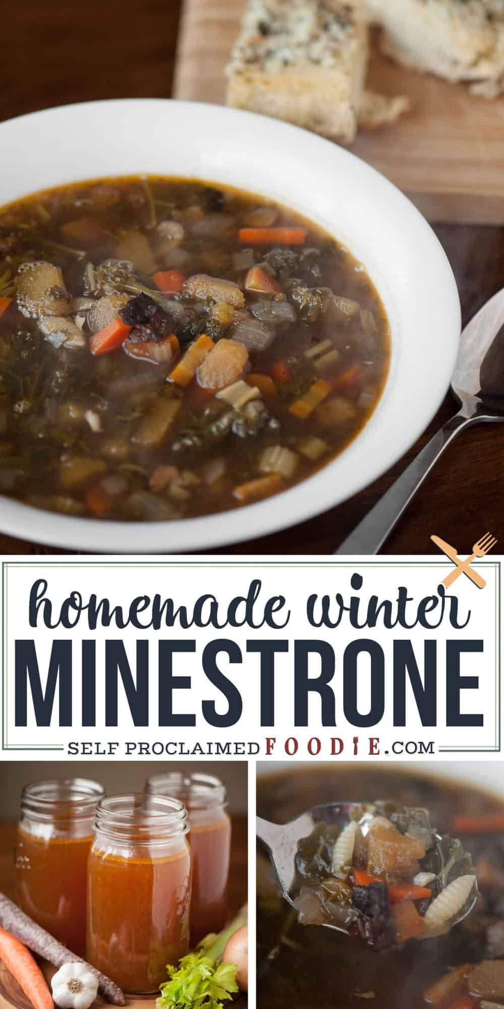 Winter Minestrone Soup Recipe - Self Proclaimed Foodie