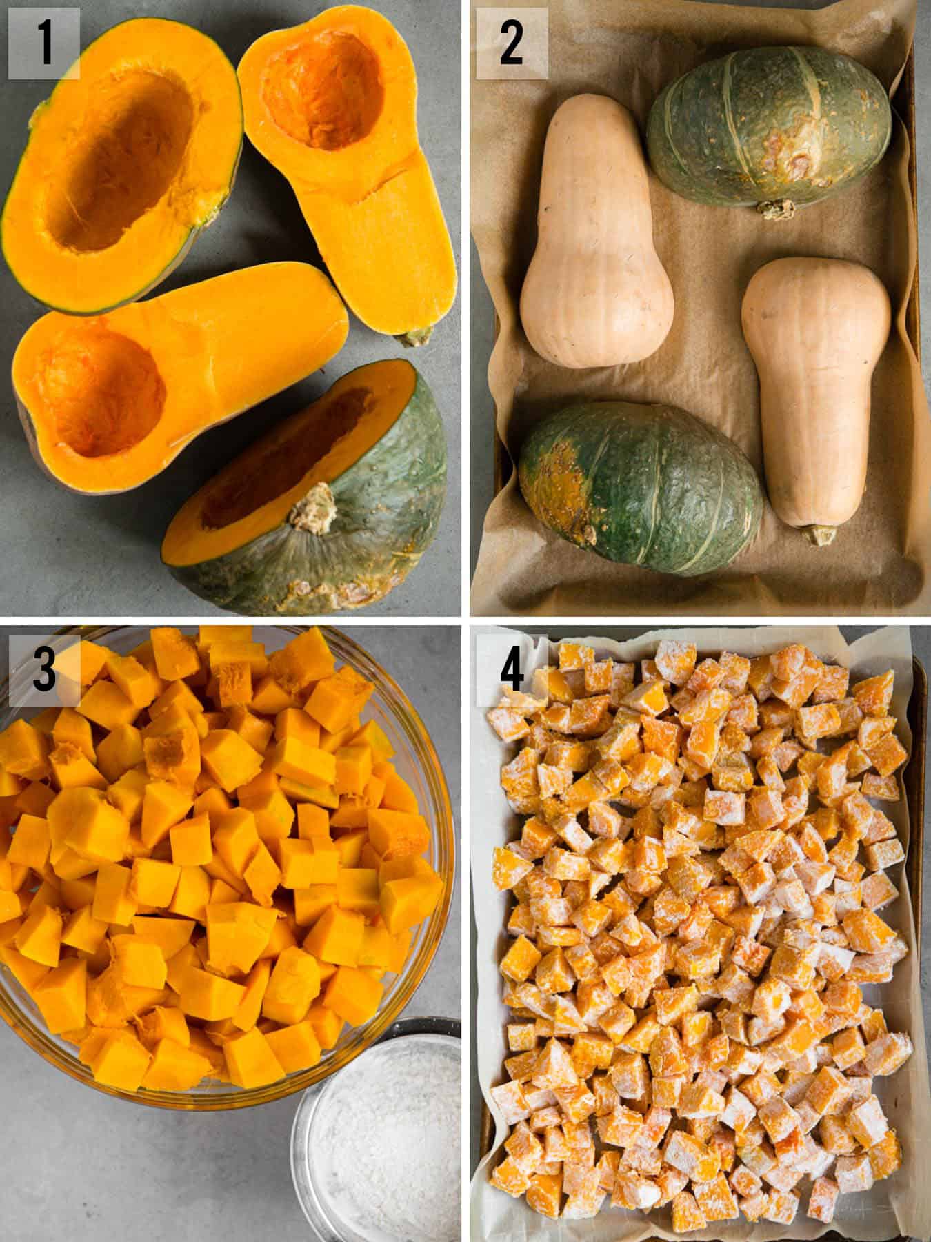 step by step photos of how to make winter Squash Casserole